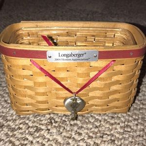 Collectible longaberger basket